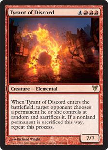 Tyrant of Discord /sa̖\N-RAVR[700266]