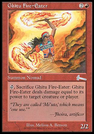 MgD̉΋򂢐l/Ghitu Fire-Eater-UUL[502168]
